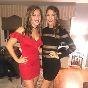 black terani couture dress